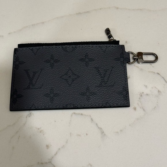 New Louis Vuitton Monogram Eclipse wallet card holder - Picture 6 of 10